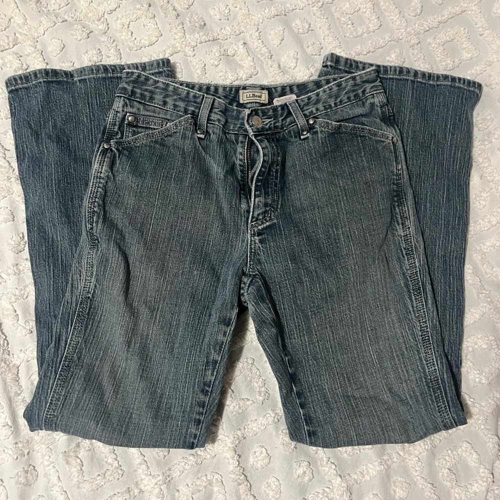 L.L Bean boot cut jeans